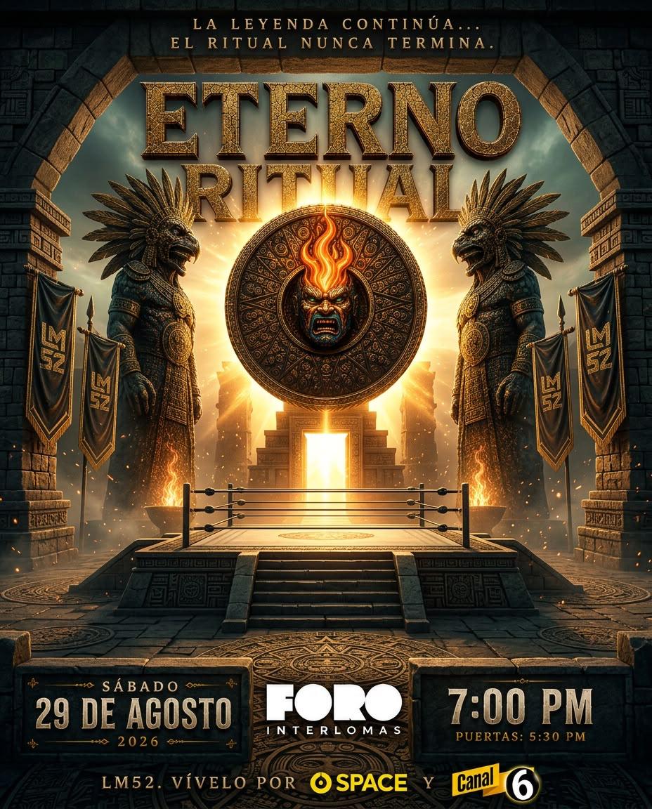 Eterno Ritual, 29 de agosto de 2026