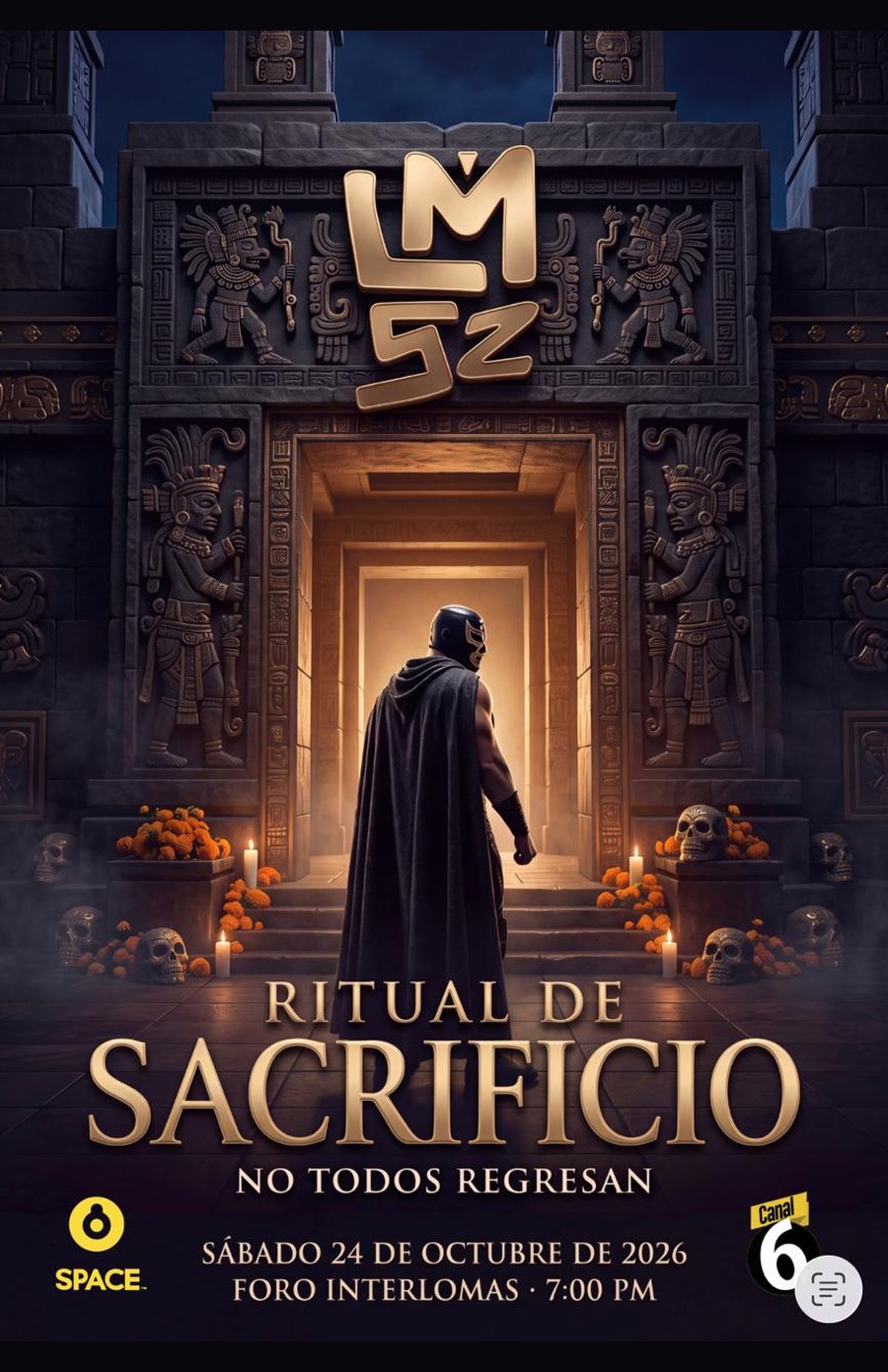 Ritual de Sacrificio, 24 de octubre de 2026, Foro Interlomas